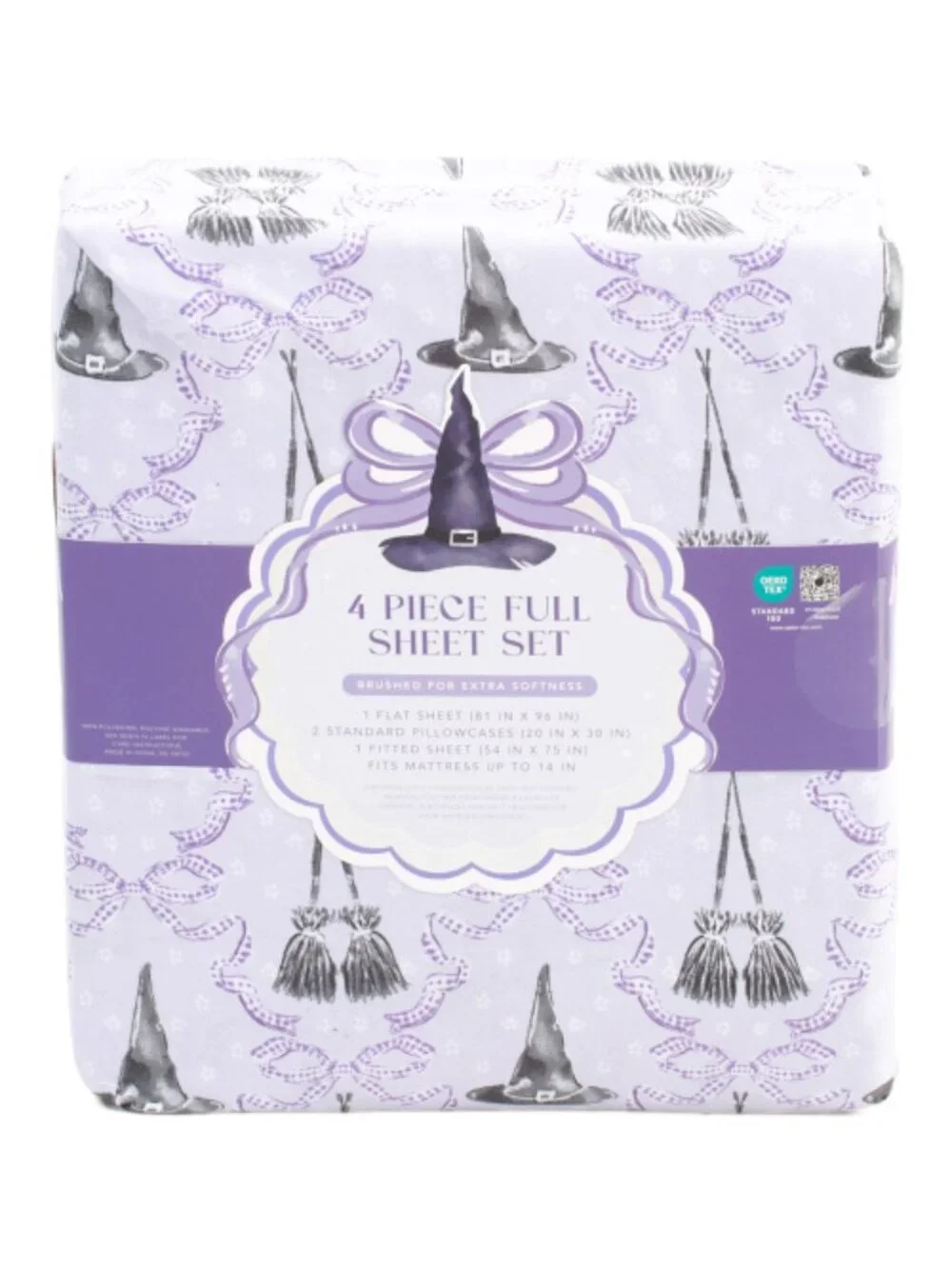 FEELIN SPOOKY Coquette Witch Sheet Set